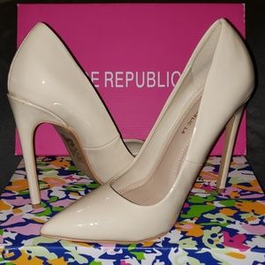 Brand new in box never been worn Nude High Heels